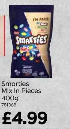Bestway Smarties Mix In Pieces 400 G offer