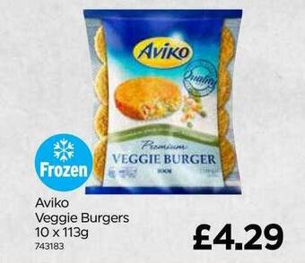 Bestway Aviko Veggie Burgers offer
