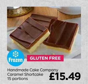 Bestway Handmade Cake Company Caramel Shortcake 15 Portions offer