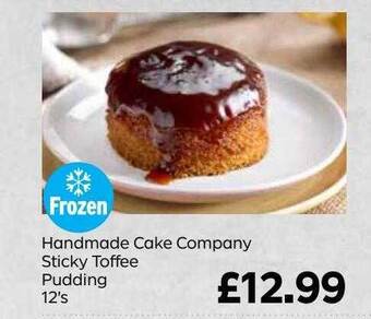 Bestway Handmade Cake Company Sticky Toffee Pudding offer