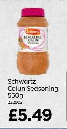 Bestway Schwartz Cajun Seasoning 550 G offer