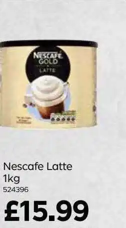 Bestway Nescafe Latte 1 Kg offer