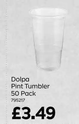 Bestway Dolpa Pint Tumbler 50 Pack offer