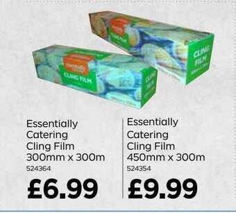 Bestway Essentially Catering Cling Film 300 Mm X 300 M, Essentially Catering Cling Film 450 Mm X 300 M offer