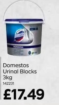 Bestway Domestos Urinal Blocks 3 Kg offer