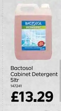 Bestway Bactosol Cabinet Detergent 5l offer