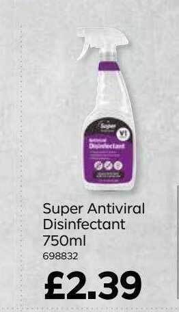 Bestway Super Antiviral Disinfectant 750ml offer