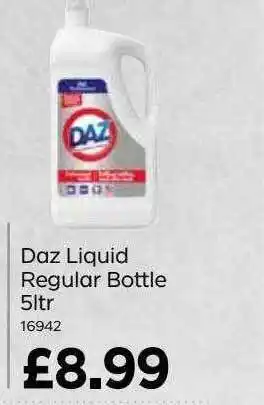 Bestway Daz Liquid Regular Bottle 5l offer