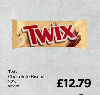 Bestway Twix Chocolate Biscuit 32's offer