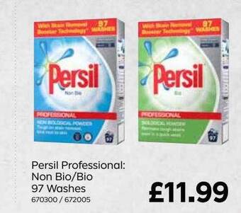 Bestway Persil Professional : Non Bio-bio 97 Washes offer