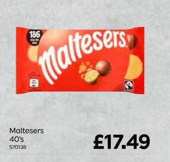 Bestway Maltesers 40's offer