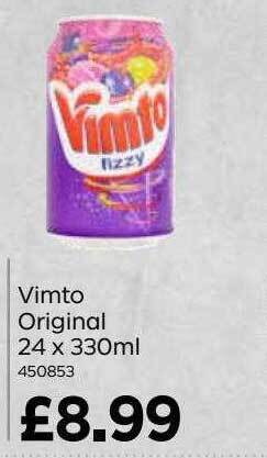 Bestway Vimto Original 24 X 330ml offer