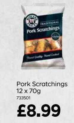 Bestway Pork Scratchings 12 X 70 G offer