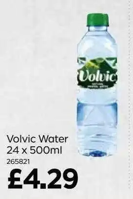 Bestway Volvic Water 24 X 500ml offer