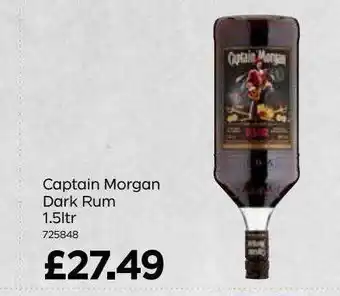 Bestway Captain Morgan Dark Rum 1.5l offer