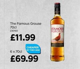 Bestway The Famous Grouse 70cl offer