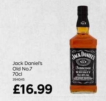 Bestway Jack Daniel's Old No.7 70cl offer