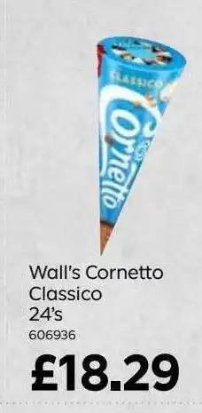 Bestway Wall's Cornetto Classico 24's offer
