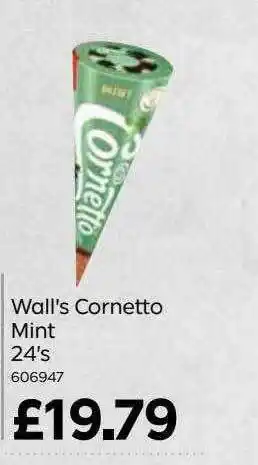 Bestway Wall's Cornetto Mint 24's offer