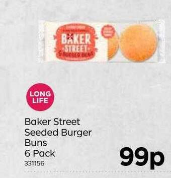 Bestway Baker Street Seeded Burger Buns 6 Pack offer