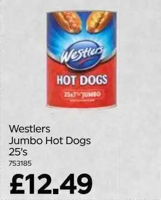 Bestway Westlers Jumbo Hot Dogs 25's offer
