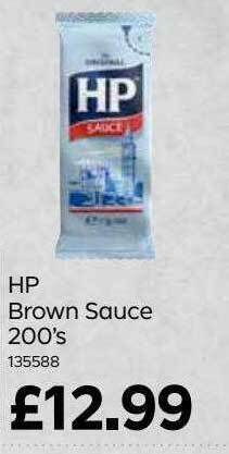 Bestway Hp Brown Sauce 200's offer