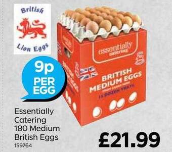 Bestway Essentially Catering 180 Medium British Eggs offer