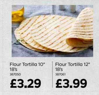 Bestway Flour Tortilla 10 offer