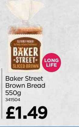 Bestway Baker Street Brown Bread 550 G offer