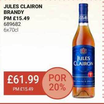Bestway Jules Clairon Brandy offer