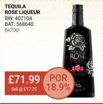 Bestway Tequila Rose Liqueur offer