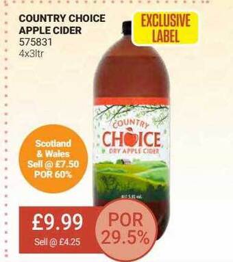 Bestway Country Choice Apple Cider offer