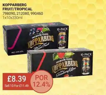 Bestway Kopparberg Fruit-tropical offer
