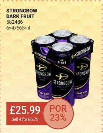 Bestway Strongbow Dark Fruit offer