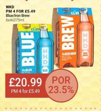 Bestway Wkd Blue-iron Brew offer