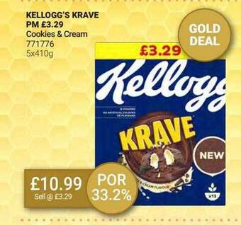 Bestway Kellogg's Krave Cookies & Cream offer