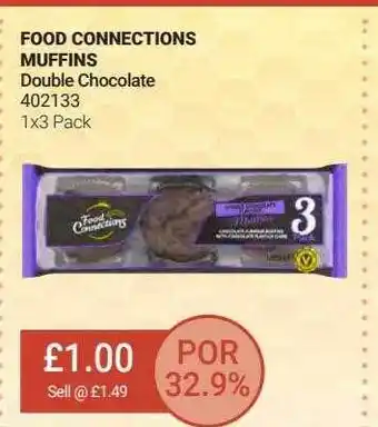 Bestway Food Connections Muffins Double Chocolate offer