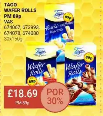 Bestway Tago Wafer Rolls offer