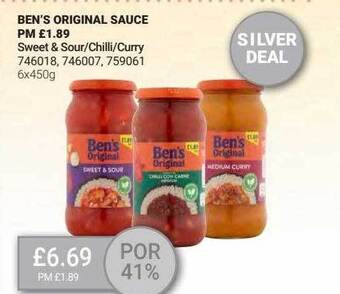 Bestway Ben's Original Sauce offer