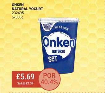 Bestway Onken Natural Yogurt offer