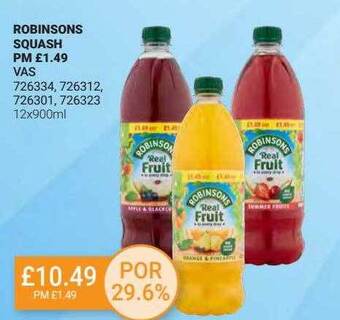 Bestway Robinsons Squash offer