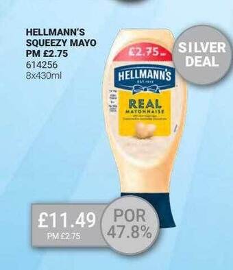 Bestway Hellmann's Squeezy Mayo offer