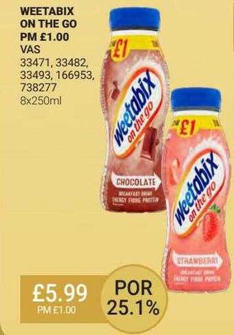Bestway Weetabix On The Go offer
