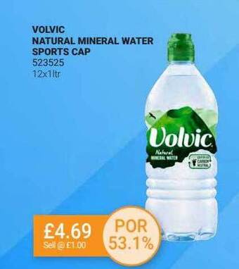 Bestway Volvic Natural Mineral Water Sports Cap offer
