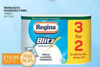 Bestway Regina Blitz Household Towel offer