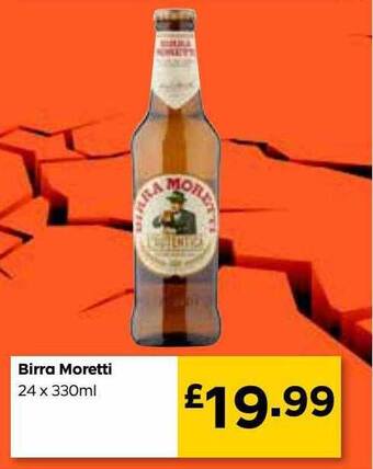 Bestway Birra Moretti offer