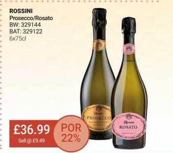 Bestway Rossini Prosecco - Rosato offer