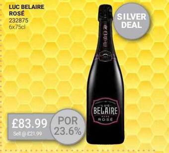 Bestway Luc Belaire Rosé offer