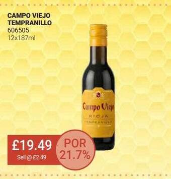 Bestway Campo Viejo Tempranillo offer