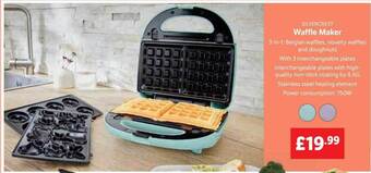 Lidl Silvercrest Waffle Maker offer